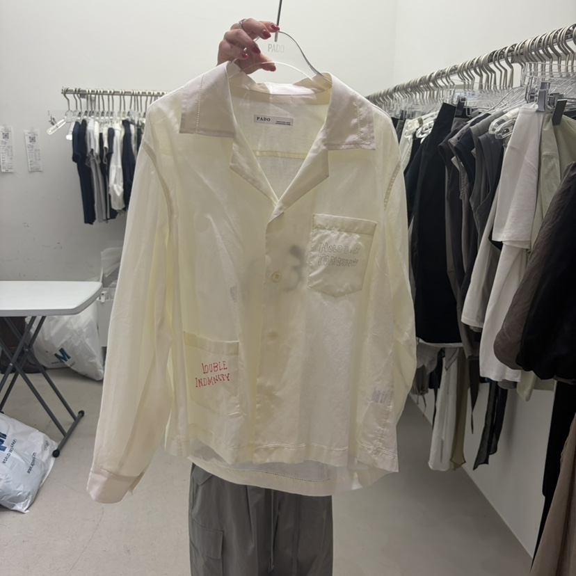 PADO韓國直郵實拍女士新品職業時尚休閑推薦26春夏襯衫蕾絲衫PADO襯衫/蕾絲衫圖色2