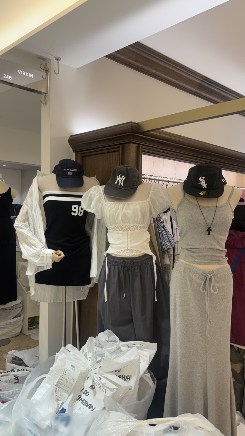 VIRKIN韓國代購女士新品26夏季休閑26春夏熱賣時尚吊帶背心VIRKIN吊帶/背心