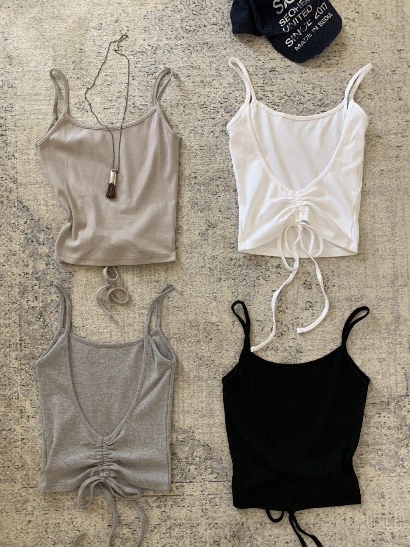 VIRKIN韓國代購女士新品26夏季休閑26春夏熱賣時尚吊帶背心VIRKIN吊帶/背心