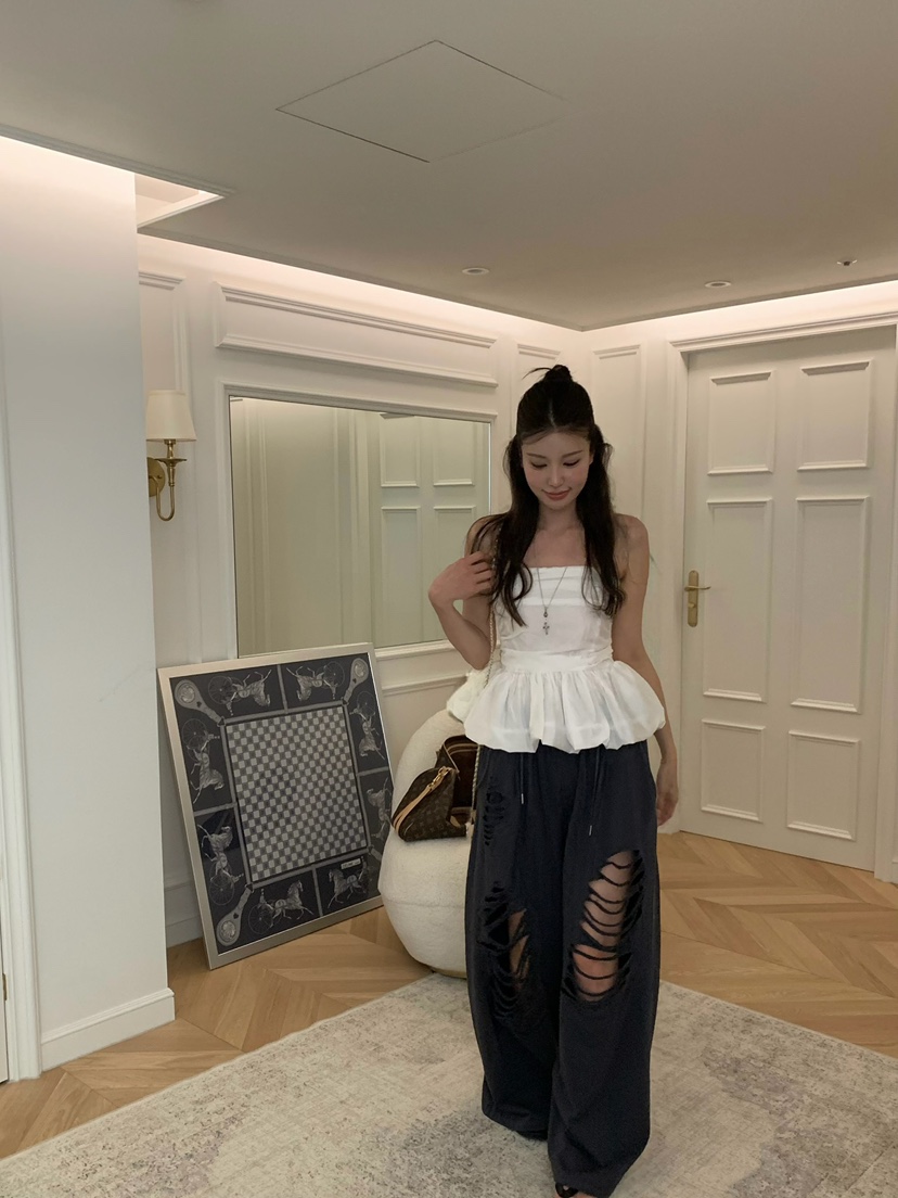 VIRKIN韓國代購女士新款26夏季休閑職業26春夏推薦吊帶背心VIRKIN吊帶/背心圖色2