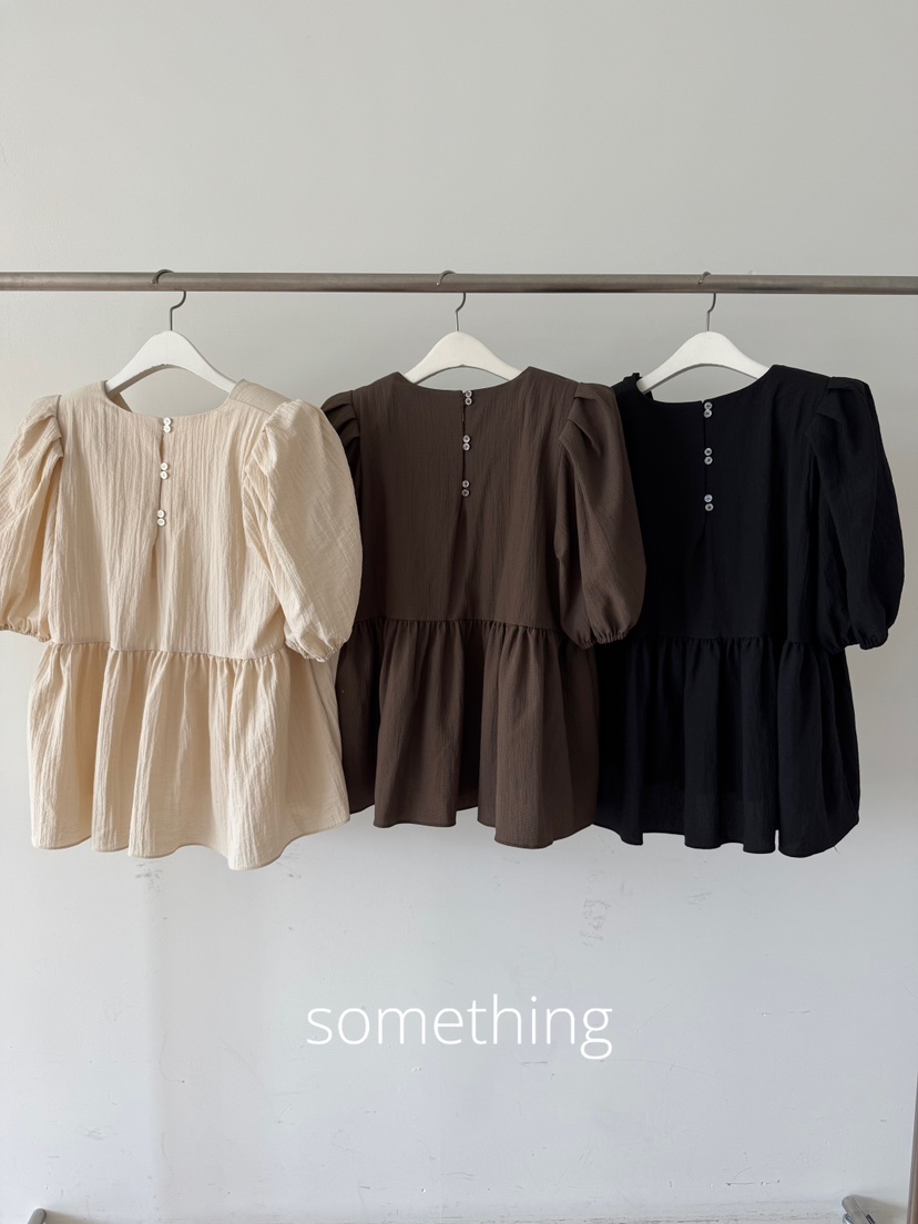 SOMETHING-L/FANCY東大門實拍韓國女士新款熱賣襯衫蕾絲衫BLSOMETHING-L/FANCY襯衫/蕾絲衫