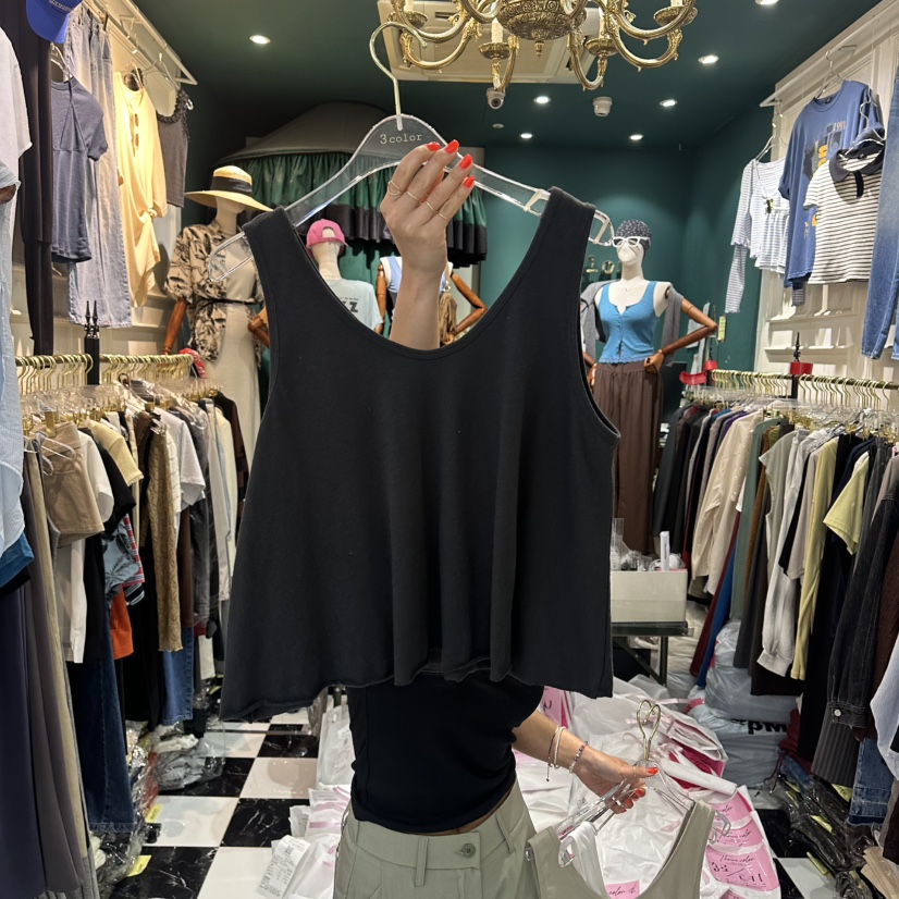 3COLOR東大門實拍韓國女裝新品職業吊帶背心SThree color吊帶/背心