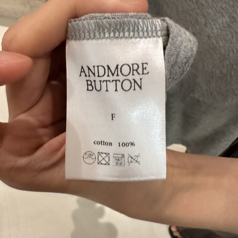 ANDMORE BUTTON韓國代購女士新款26夏季休閑26春夏時尚T恤ANDMORE BUTTONT恤