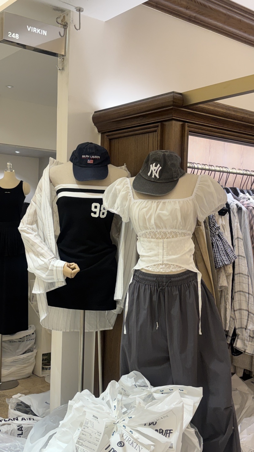 VIRKIN韓國直郵女士新款職業人氣時尚休閑26夏季襯衫蕾絲衫VIRKIN襯衫/蕾絲衫