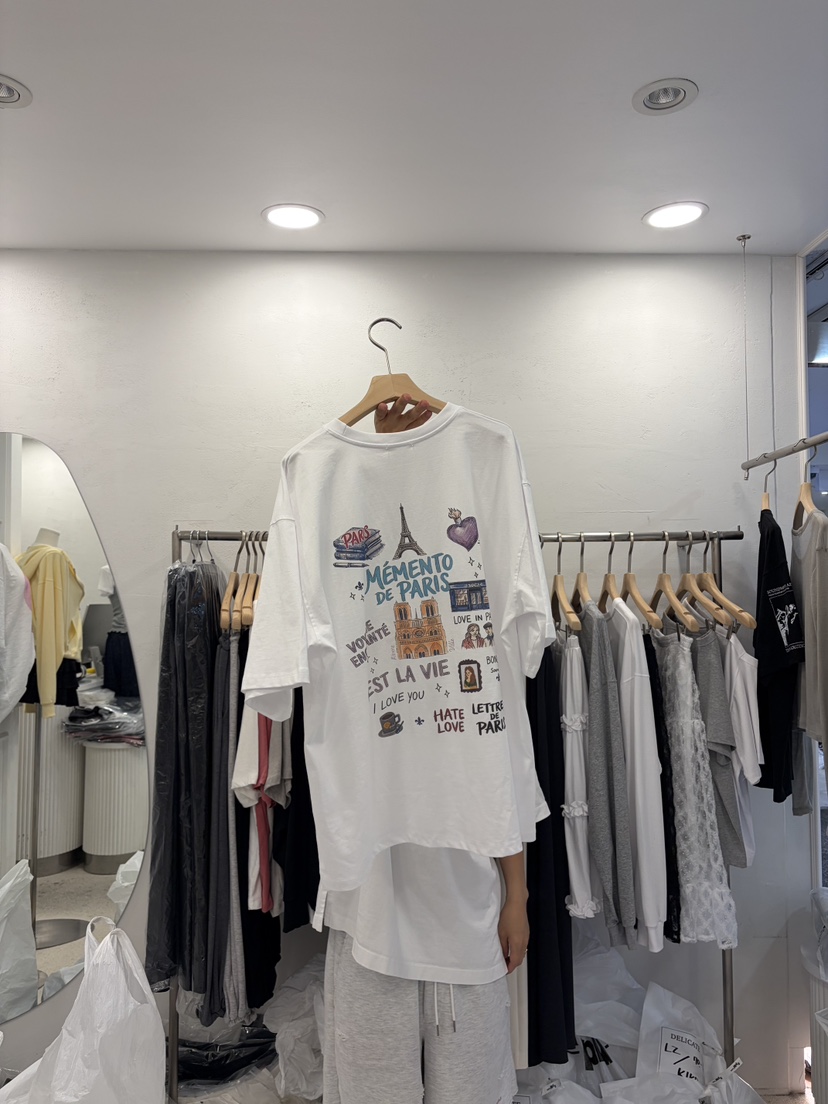 DELICATE韓國直郵女士新款休閑時尚推薦熱賣26春夏職業T恤DELICATET恤
