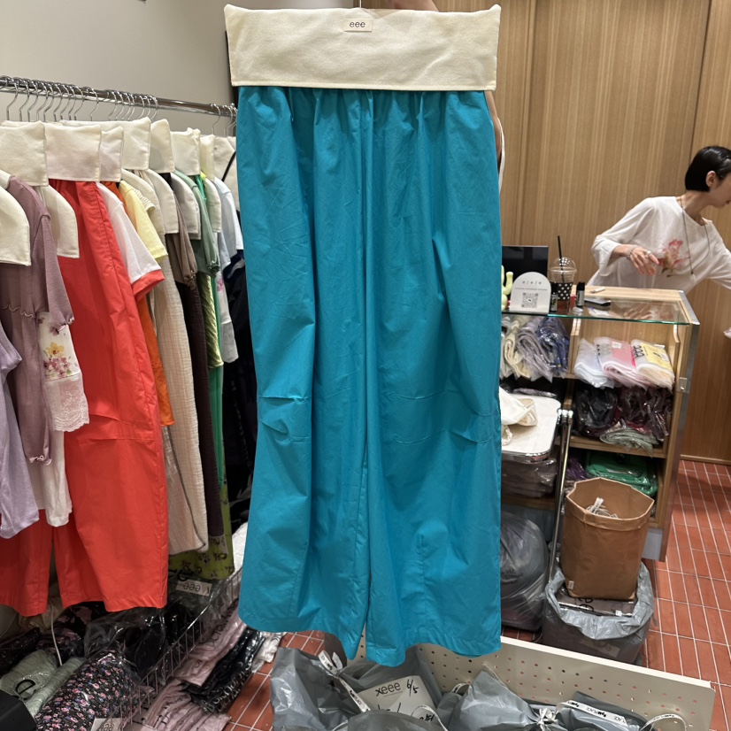 EEE韓國代購女士新品26夏季人氣熱賣推薦休閑職業26春夏休閑褲EEE休閑褲圖色2