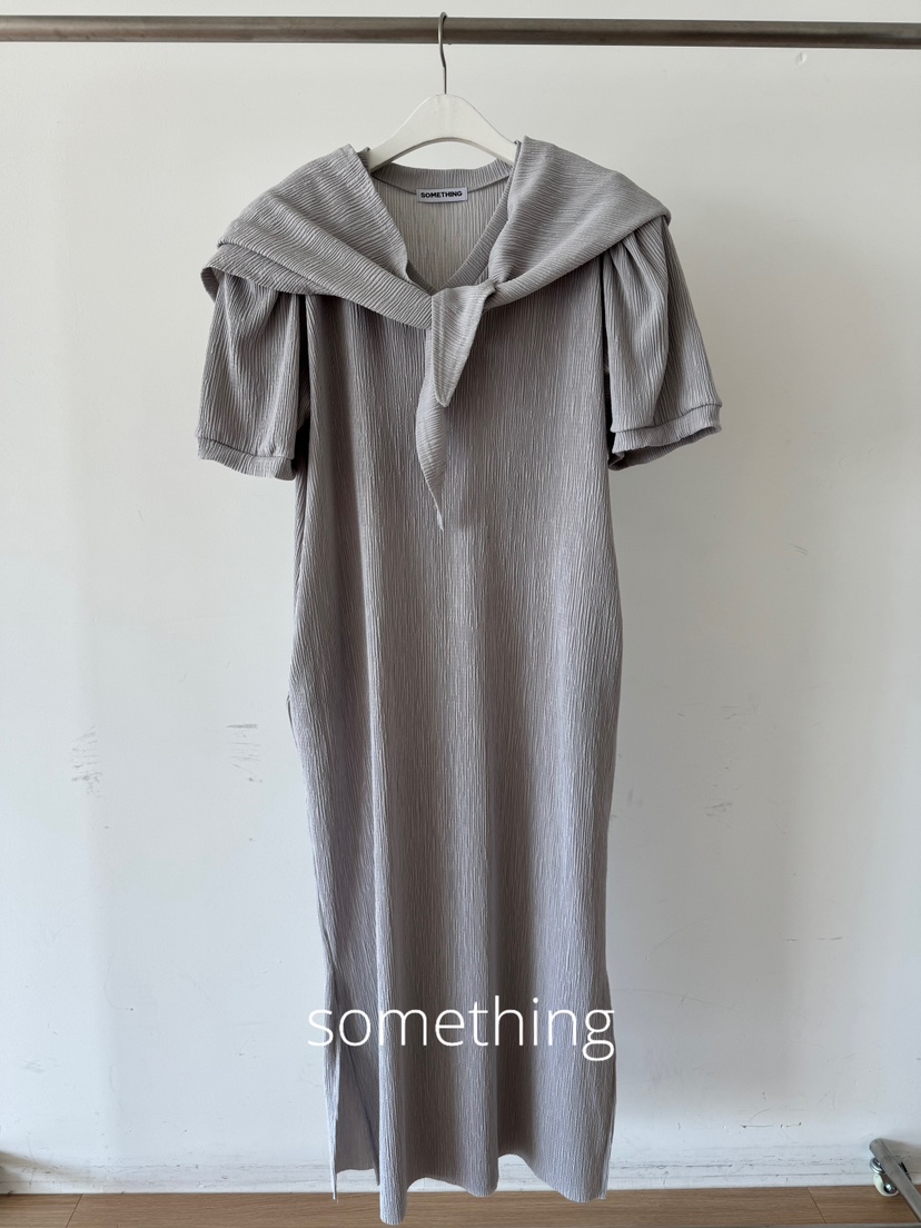 SOMETHING-L/FANCY韓國直郵女裝新品26春夏套裝披肩褶裥SOMETHING-L/FANCY套裝圖色2