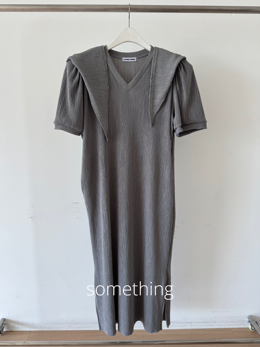 SOMETHING-L/FANCY韓國直郵女裝新品26春夏套裝披肩褶裥SOMETHING-L/FANCY套裝圖色4