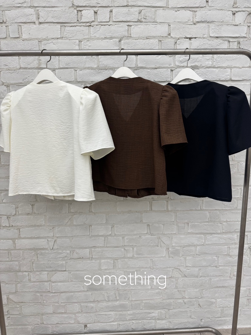 SOMETHING-L/FANCY韓國直郵實拍女裝新款人氣襯衫蕾絲衫BLSOMETHING-L/FANCY襯衫/蕾絲衫