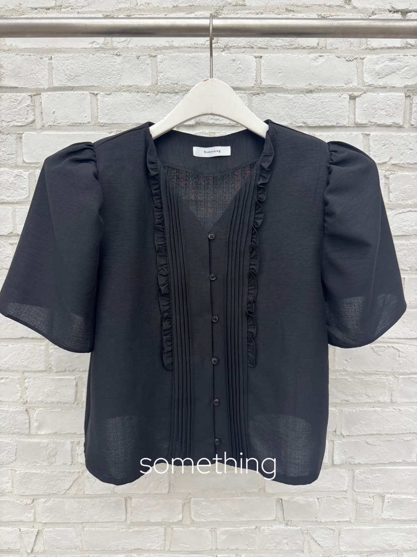 SOMETHING-L/FANCY韓國直郵實拍女裝新款人氣襯衫蕾絲衫BLSOMETHING-L/FANCY襯衫/蕾絲衫圖色3