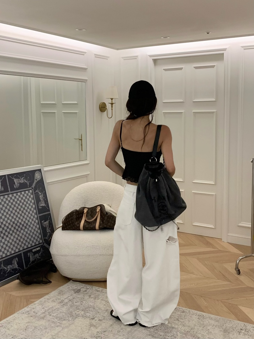 VIRKIN韓國直郵女裝新款時尚休閑熱賣職業吊帶背心蕾絲無袖VIRKIN吊帶/背心