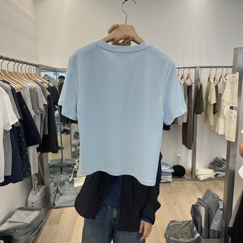 LTMS韓國直郵女裝新品26夏季職業熱賣休閑推薦人氣時尚T恤LTMST恤