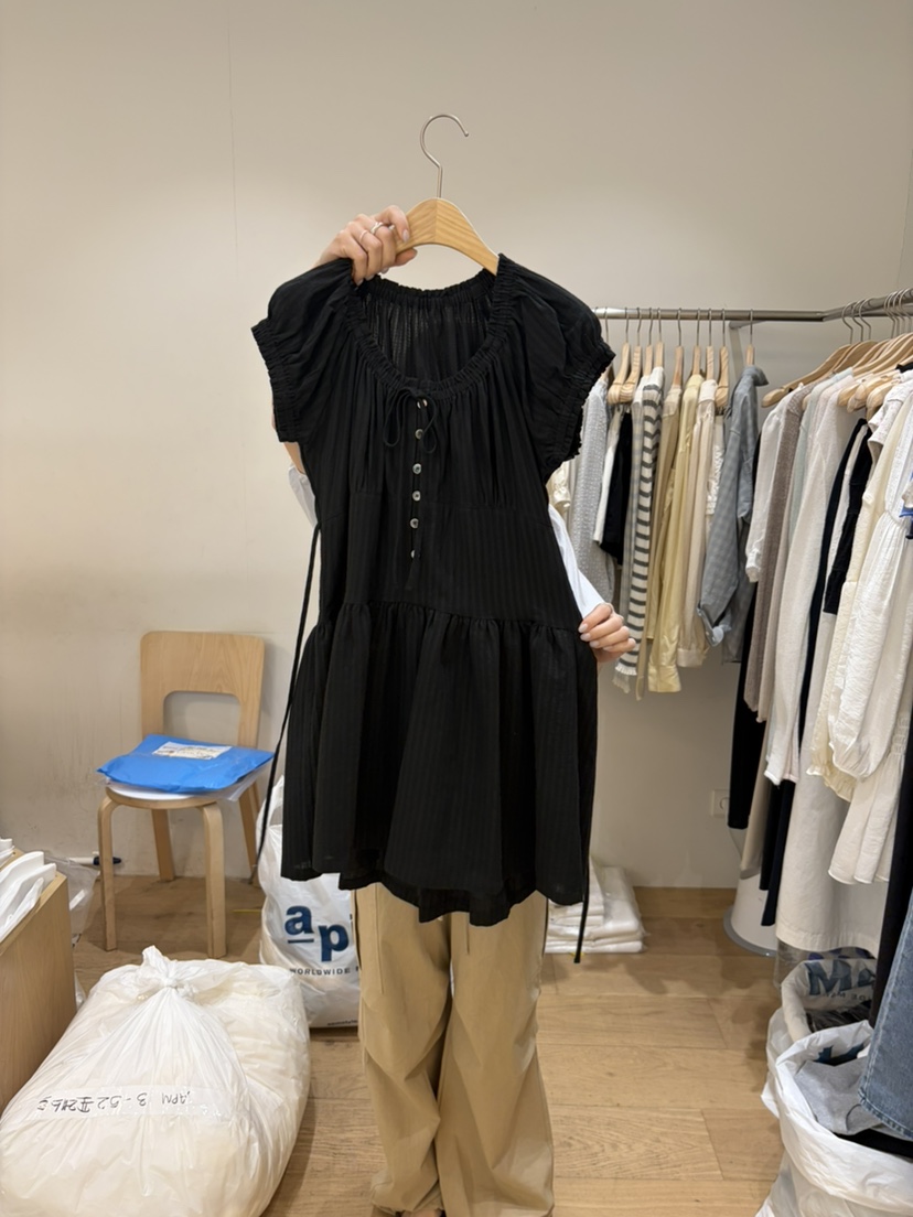 FOREST韓國直郵女士新品熱賣職業26春夏26夏季推薦連衣裙FOREST連衣裙圖色2