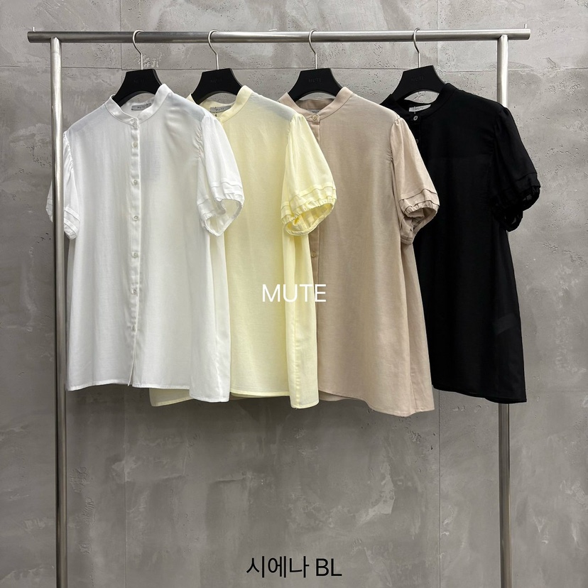 MUTE-P東大門實拍韓國女士新品26春夏時尚推薦襯衫蕾絲衫BLMUTE襯衫/蕾絲衫