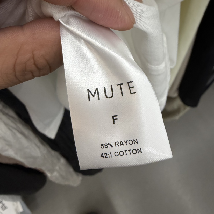 MUTE-P東大門實拍韓國女士新品26春夏時尚推薦襯衫蕾絲衫BLMUTE襯衫/蕾絲衫