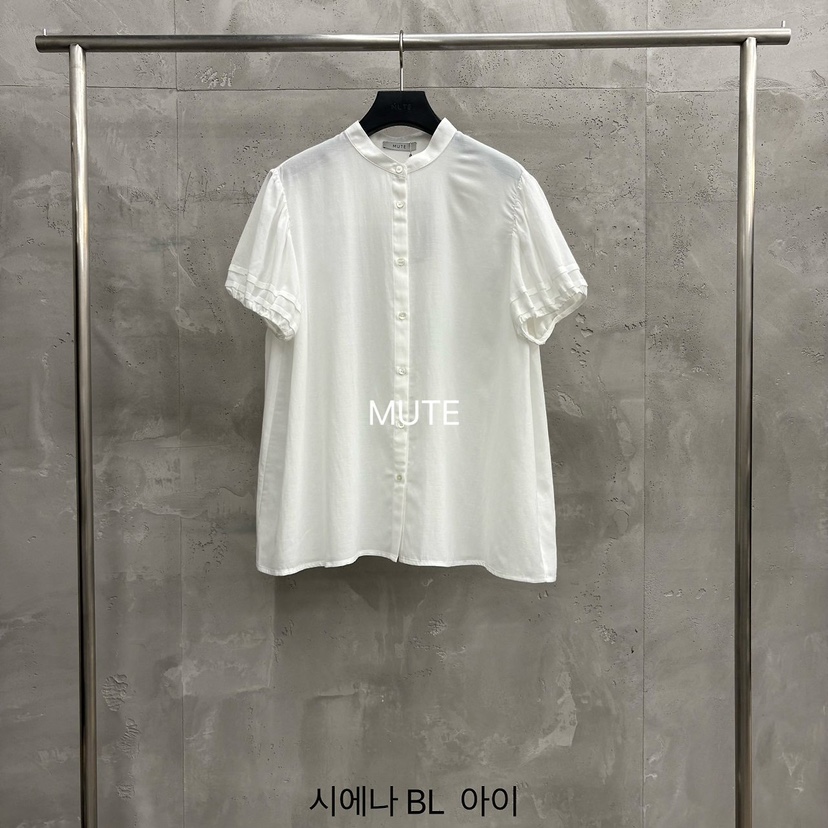 MUTE-P東大門實拍韓國女士新品26春夏時尚推薦襯衫蕾絲衫BLMUTE襯衫/蕾絲衫圖色1