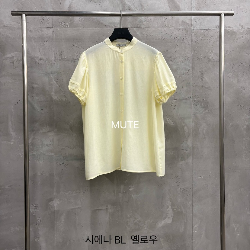 MUTE-P東大門實拍韓國女士新品26春夏時尚推薦襯衫蕾絲衫BLMUTE襯衫/蕾絲衫圖色2