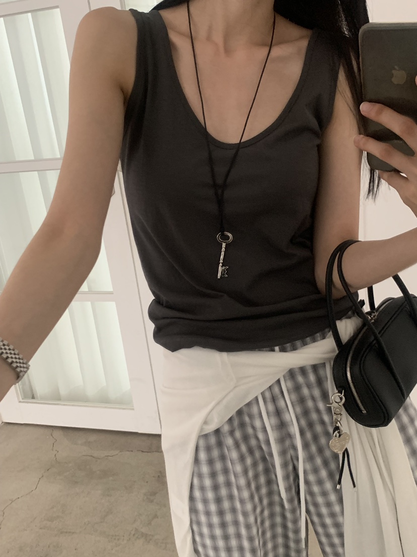 TRUE韓國代購女士新品人氣推薦休閑熱賣時尚職業吊帶背心STRUE吊帶/背心