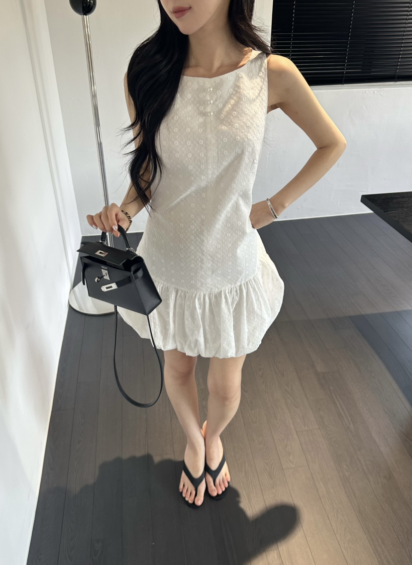 MARKE-P韓國直郵女裝新品26春夏職業人氣休閑熱賣連衣裙OPSMARKE-P連衣裙