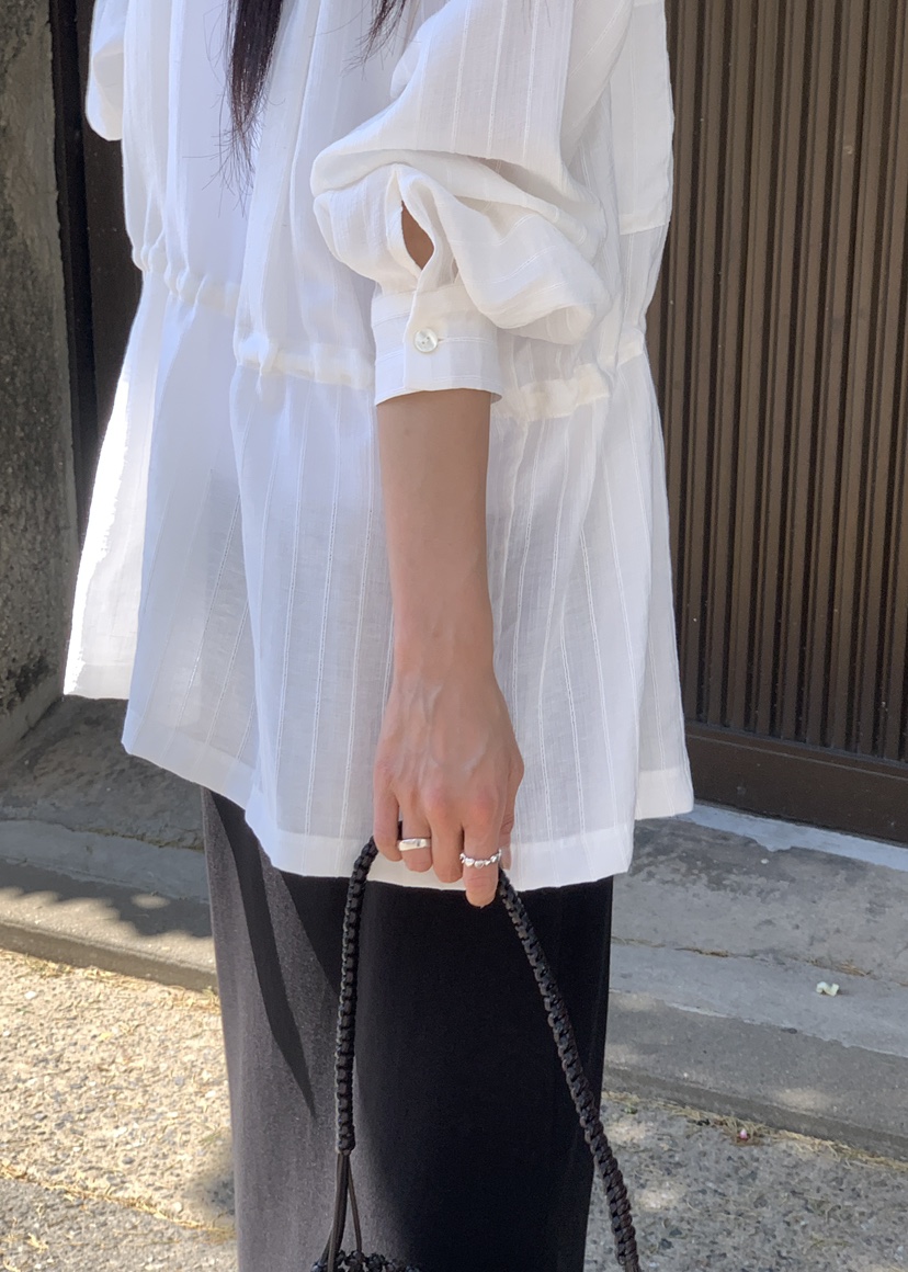 SORBET/FLAT WHITE東大門實拍韓國女士新款推薦襯衫蕾絲衫亞麻SORBET/FLAT WHITE襯衫/蕾絲衫