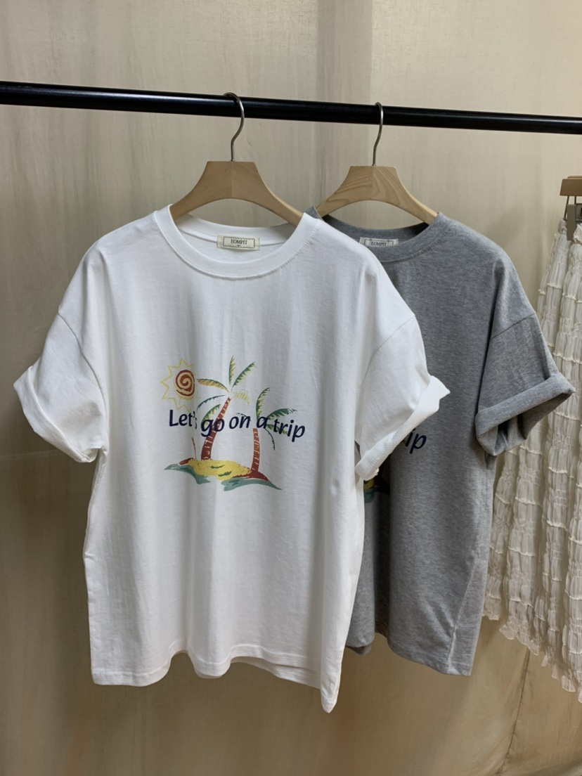 EOMPIT韓國東大門直郵女裝新品職業人氣26夏季休閑時尚T恤EOMPITT恤