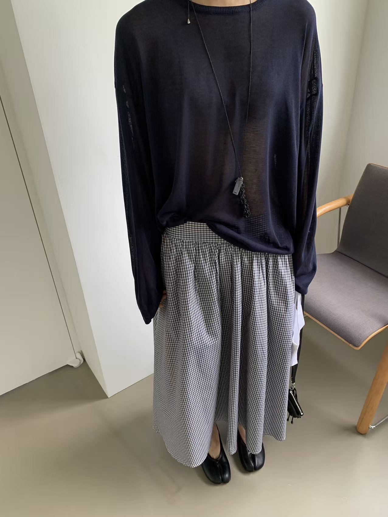 HANDER韓國直郵實拍女裝新品26春夏熱賣休閑時尚推薦長袖T恤HANDER長袖T恤圖色2