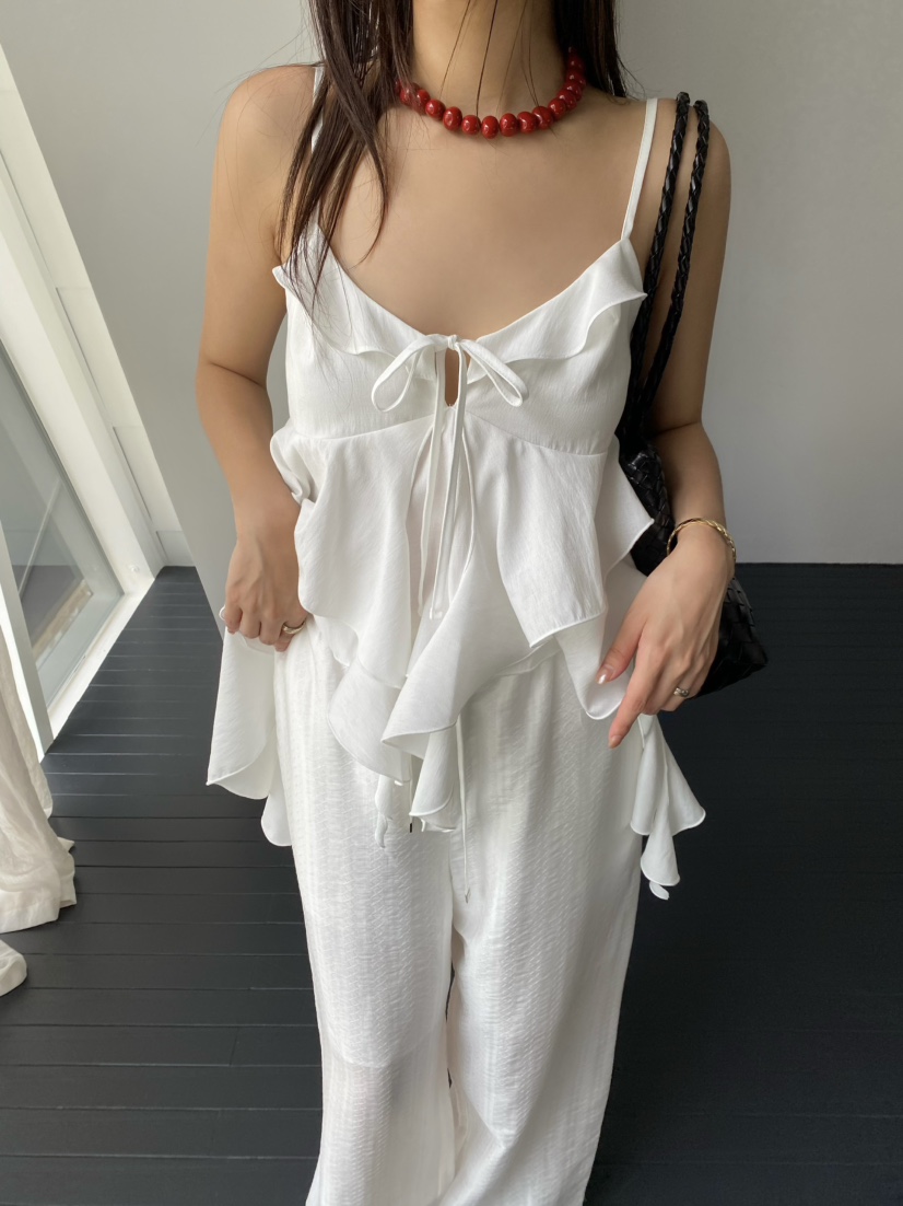 OUPPT韓國直郵女士新款26春夏時尚推薦26夏季熱賣吊帶背心OUPPT吊帶/背心圖色1