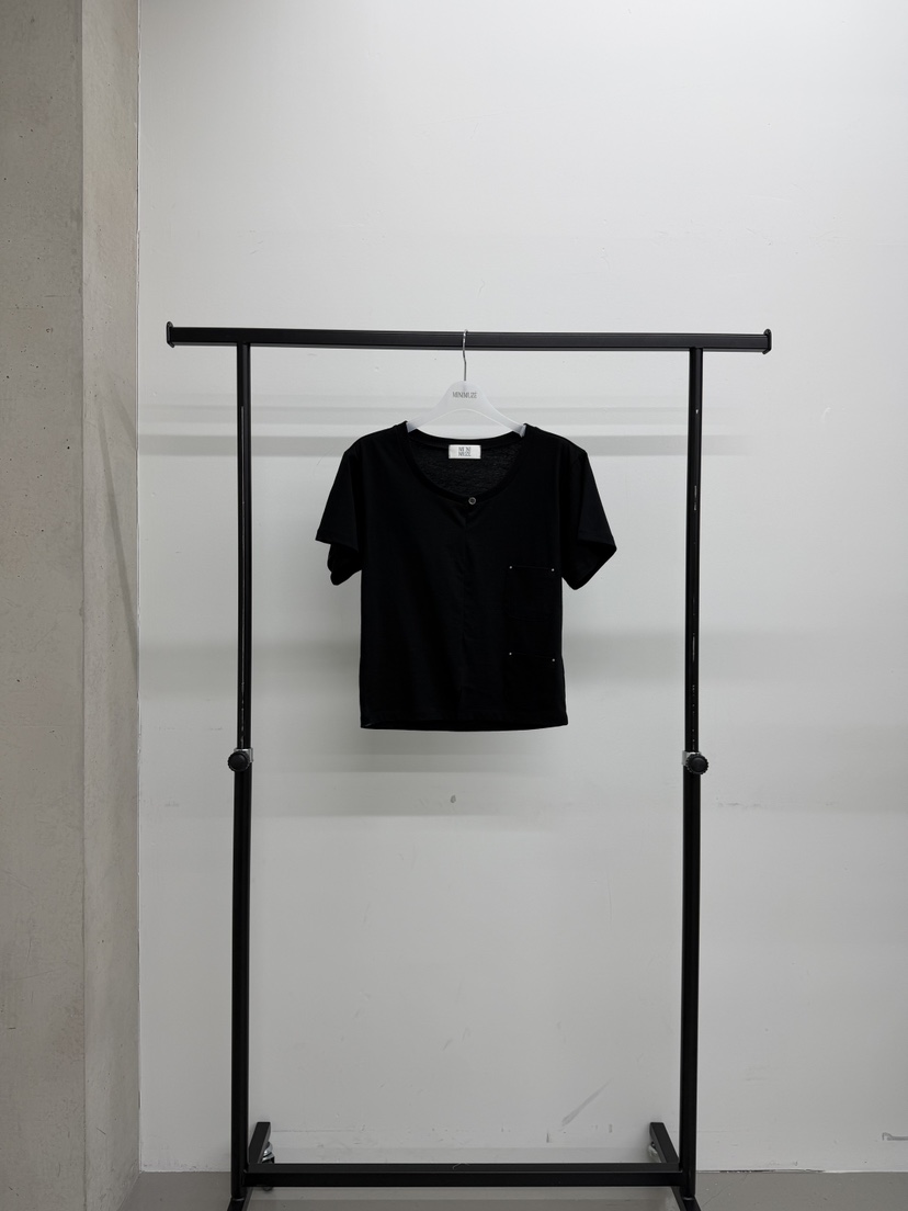 MINIMUZE韓國直郵女裝新品推薦時尚職業熱賣26春夏休閑T恤MINIMUZET恤圖色3