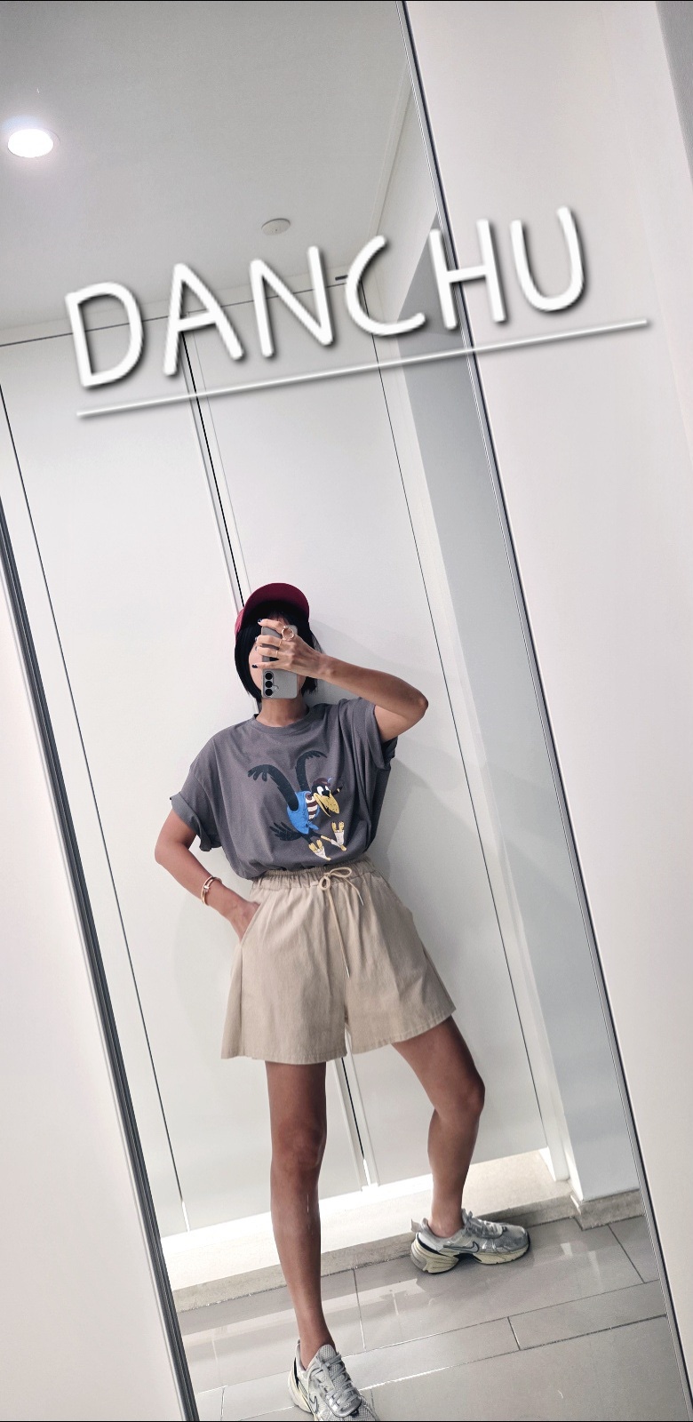 DANCHU韓國直郵實拍女士新品推薦時尚人氣26春夏職業熱賣T恤DANCHUT恤