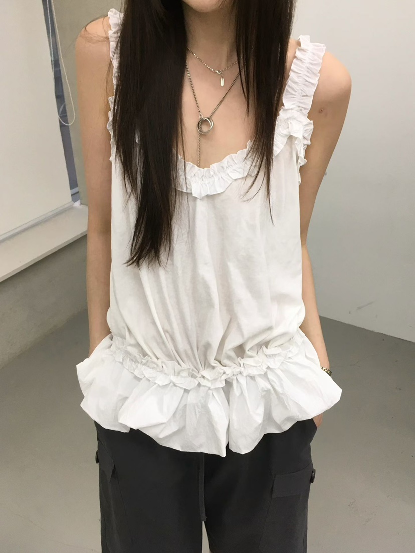 MINIMUZE東大門實拍韓國女裝新品26夏季熱賣人氣吊帶背心MINIMUZE吊帶/背心