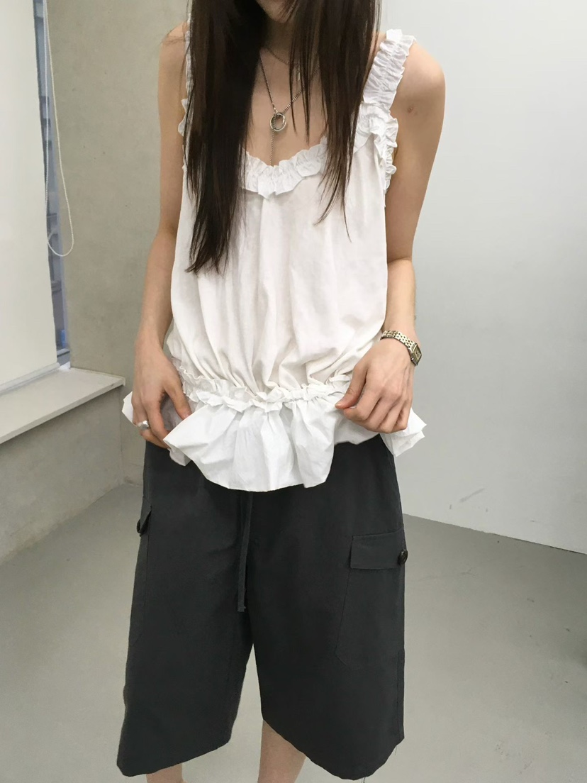 MINIMUZE東大門實拍韓國女裝新品26夏季熱賣人氣吊帶背心MINIMUZE吊帶/背心