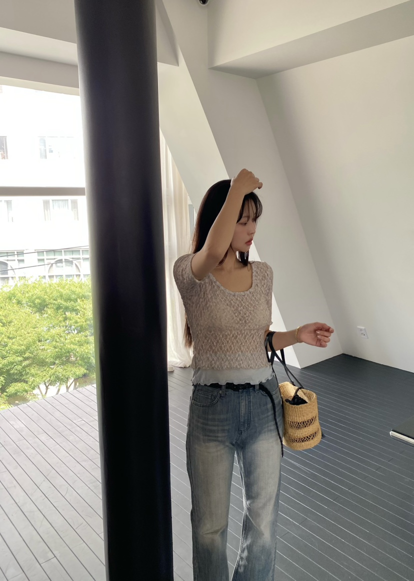 OUPPT韓國東大門代購女士新款休閑職業26春夏推薦人氣T恤OUPPTT恤