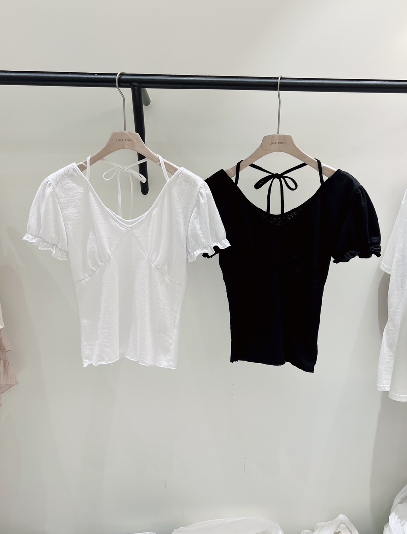 LOVE ROSIE韓國直郵女士新品人氣休閑26夏季職業T恤花朵LOVE ROSIET恤