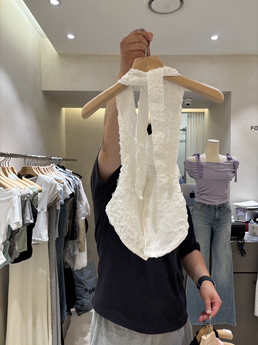 FOUREIGHT韓國代購女士新款推薦時尚熱賣休閑吊帶背心花朵FOUR EIGHT吊帶/背心