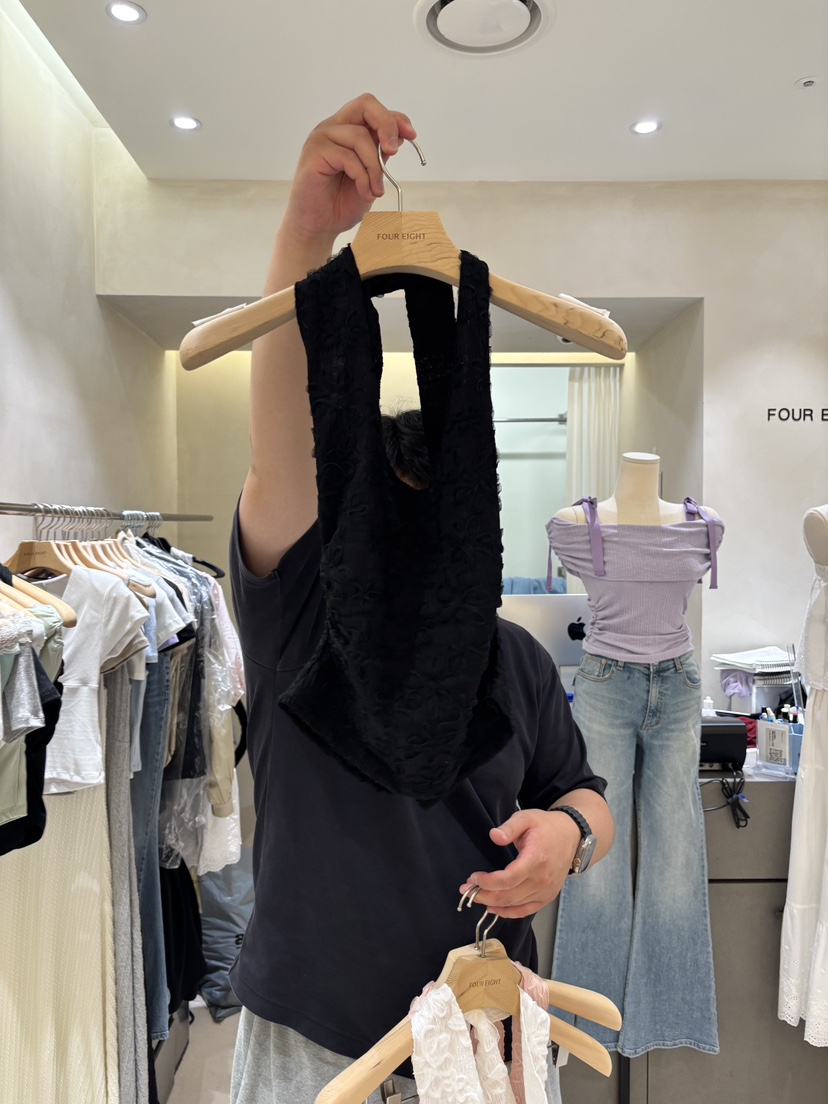 FOUREIGHT韓國代購女士新款推薦時尚熱賣休閑吊帶背心花朵FOUR EIGHT吊帶/背心圖色3