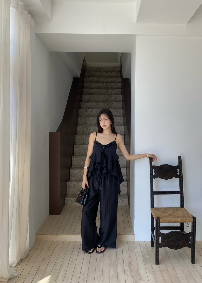 OUPPT韓國直郵女裝新品熱賣時尚推薦26春夏人氣休閑休閑褲OUPPT休閑褲