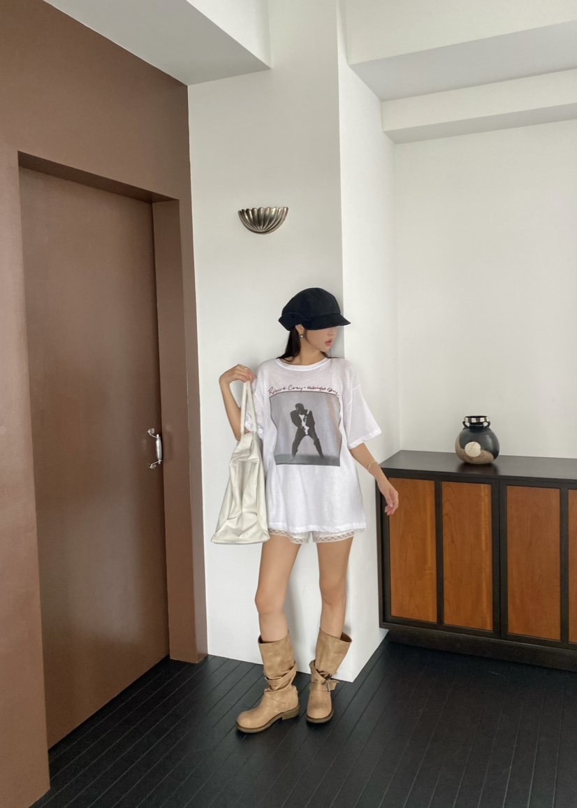 OUPPT韓國代購女士新品職業熱賣26春夏時尚26夏季休閑T恤OUPPTT恤