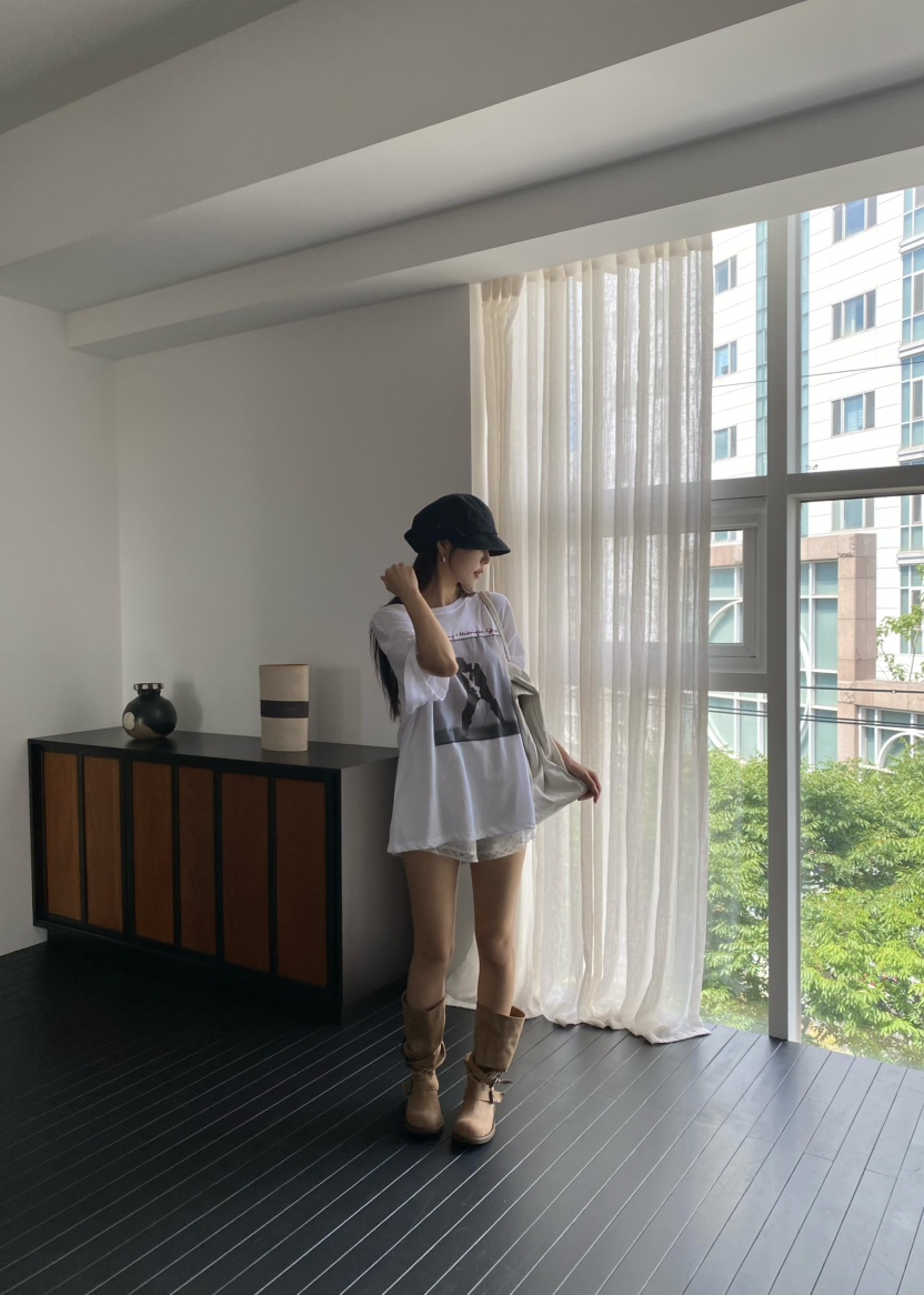 OUPPT韓國代購女士新品職業熱賣26春夏時尚26夏季休閑T恤OUPPTT恤