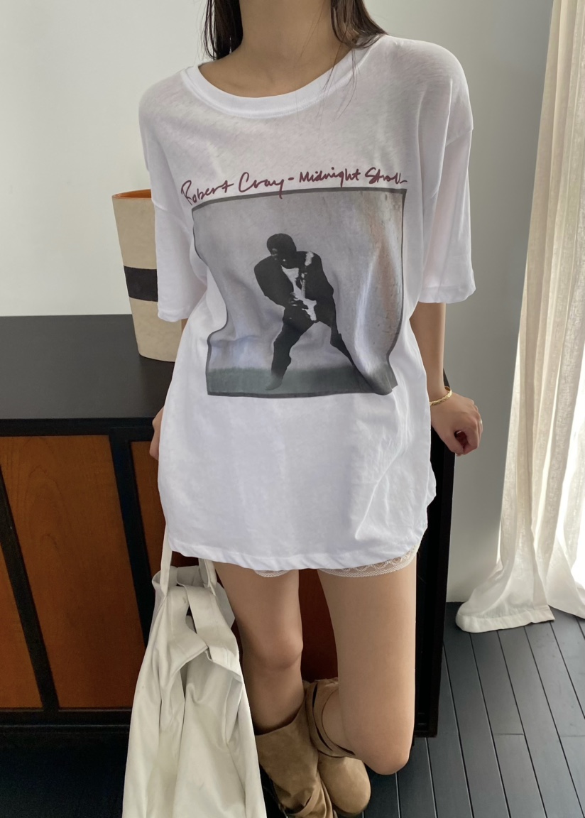 OUPPT韓國代購女士新品職業熱賣26春夏時尚26夏季休閑T恤OUPPTT恤圖色1