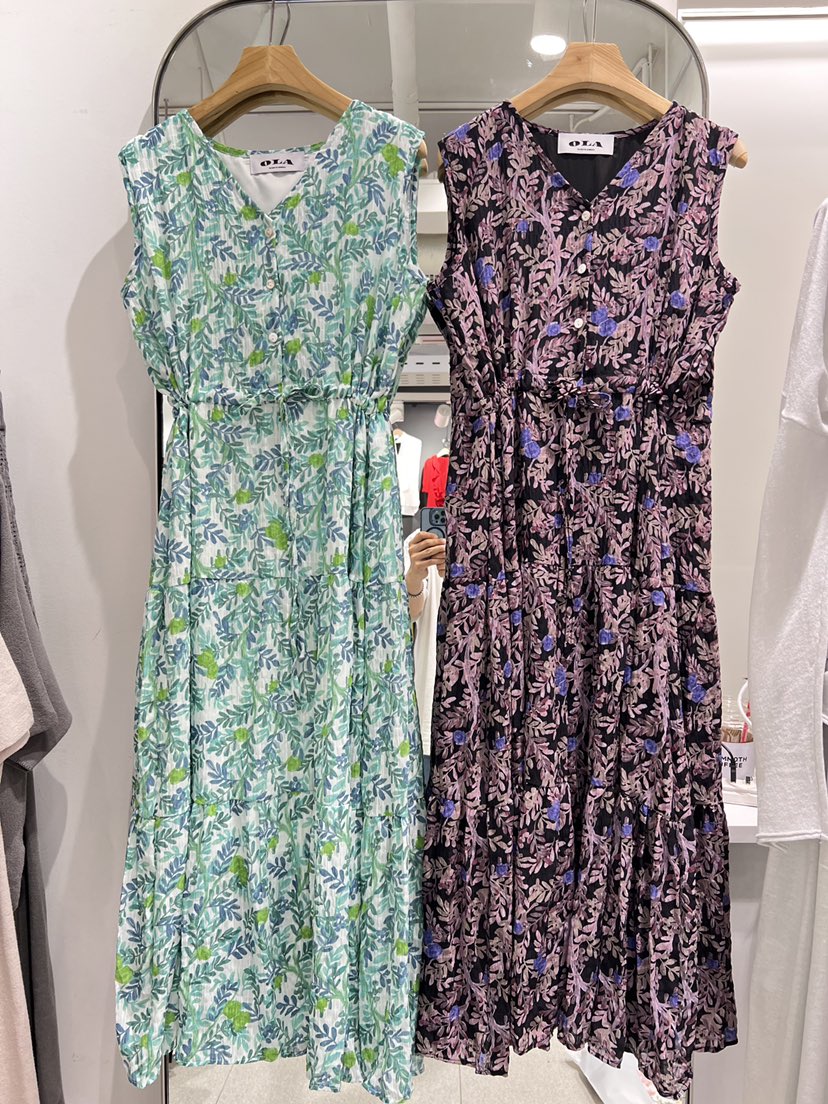 OLA韓國東大門直郵女士新品職業26夏季熱賣時尚連衣裙OPSmellor/OLA連衣裙