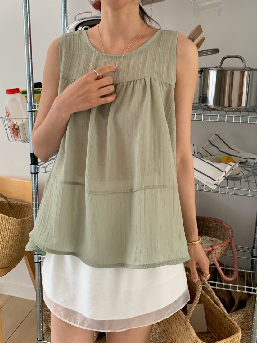 COBALT BLUE韓國代購女士新款熱賣休閑推薦26夏季吊帶背心COBALT BLUE吊帶/背心圖色3