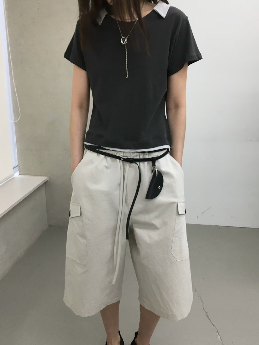 MINIMUZE韓國代購女士新品休閑職業26夏季熱賣時尚人氣T恤MINIMUZET恤