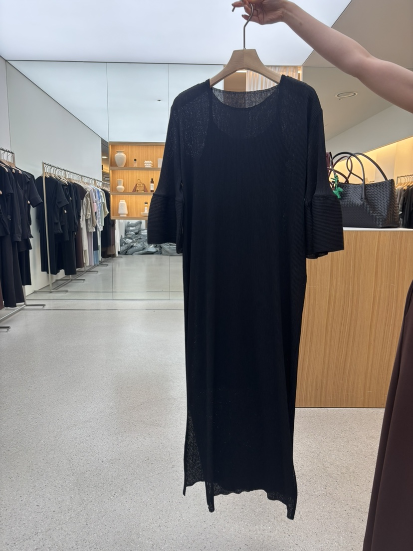JUJU韓國直郵女裝新品時尚26春夏職業推薦26夏季連衣裙OPS褶裥JUJU連衣裙圖色3