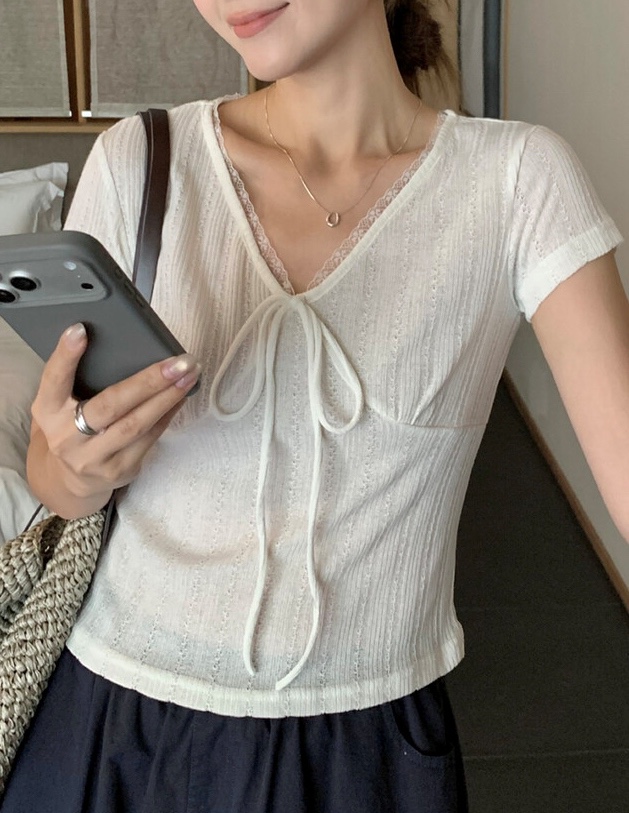 OLA韓國代購女裝新款休閑推薦26春夏熱賣人氣時尚職業T恤mellor/OLAT恤