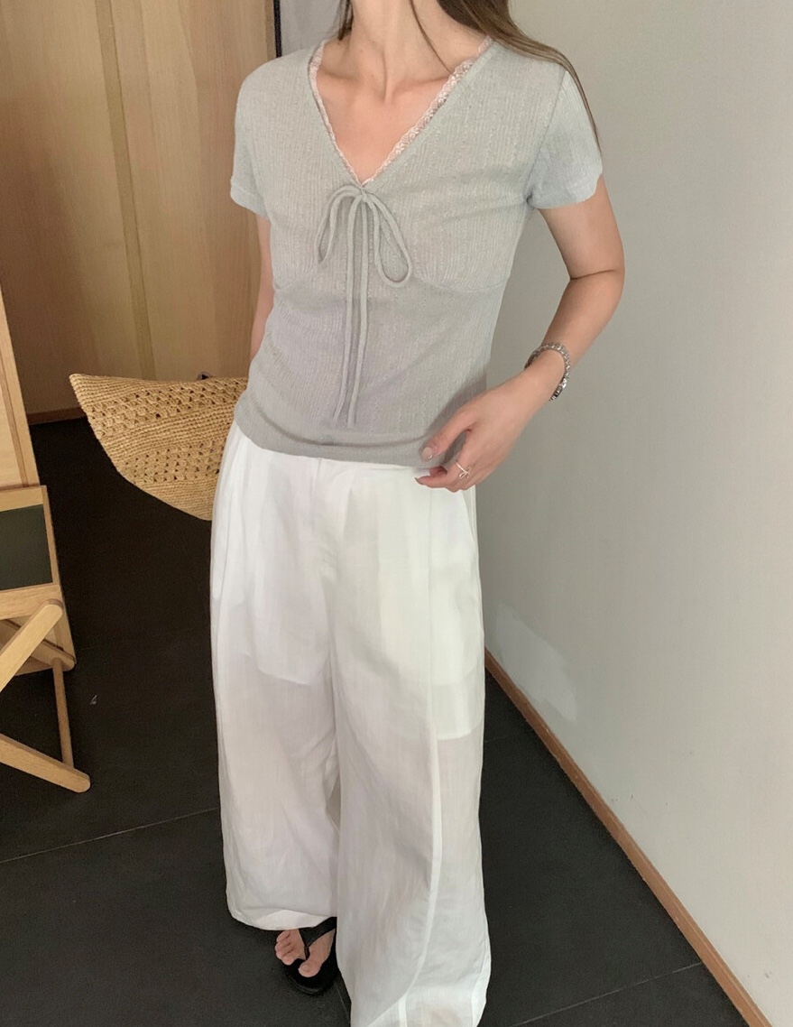 OLA韓國代購女裝新款休閑推薦26春夏熱賣人氣時尚職業T恤mellor/OLAT恤