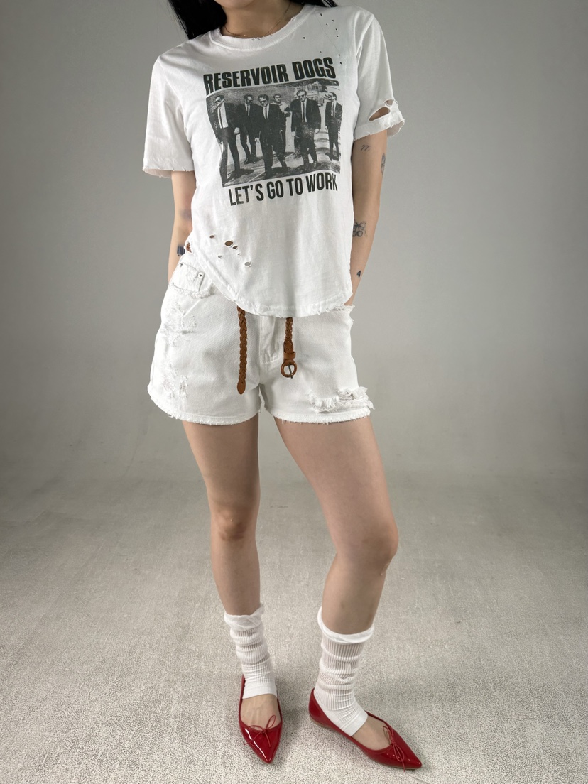 SHIRRING韓國東大門直郵女士新品26夏季職業推薦時尚T恤復古SHIRRINGT恤