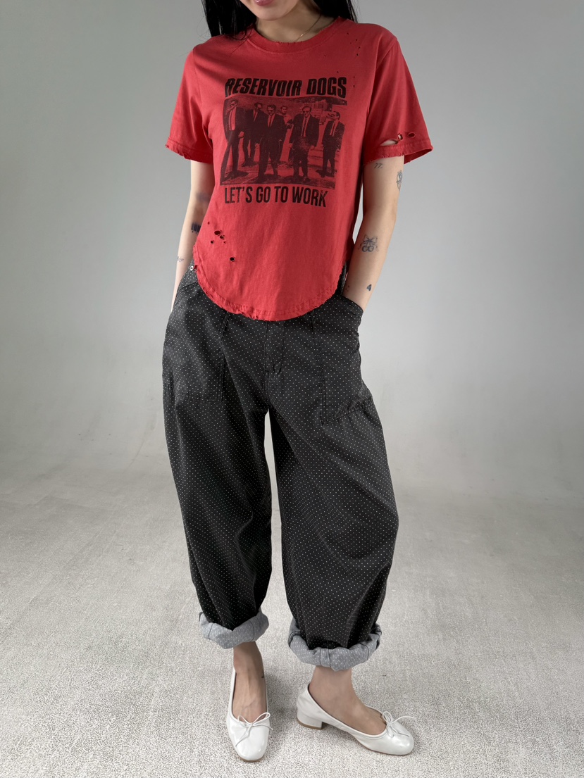 SHIRRING韓國東大門直郵女士新品26夏季職業推薦時尚T恤復古SHIRRINGT恤