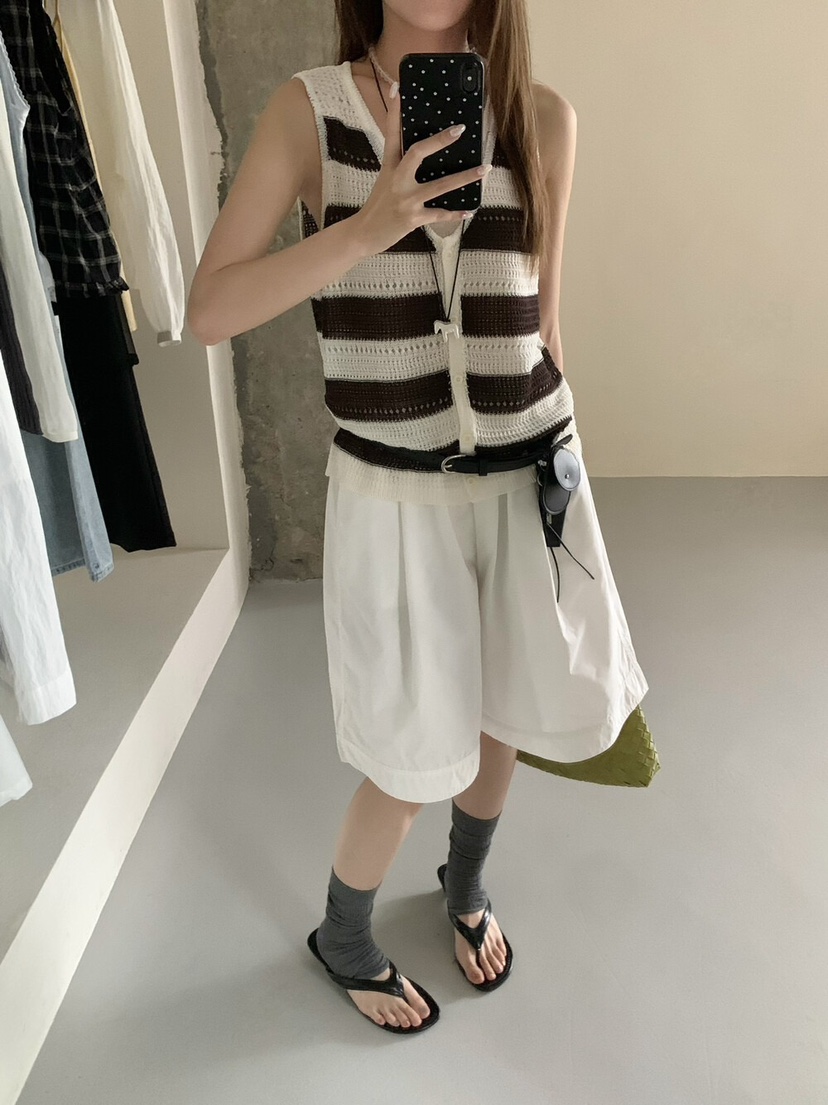 OLA韓國直郵實拍女士新款熱賣26夏季26春夏休閑人氣吊帶背心mellor/OLA吊帶/背心
