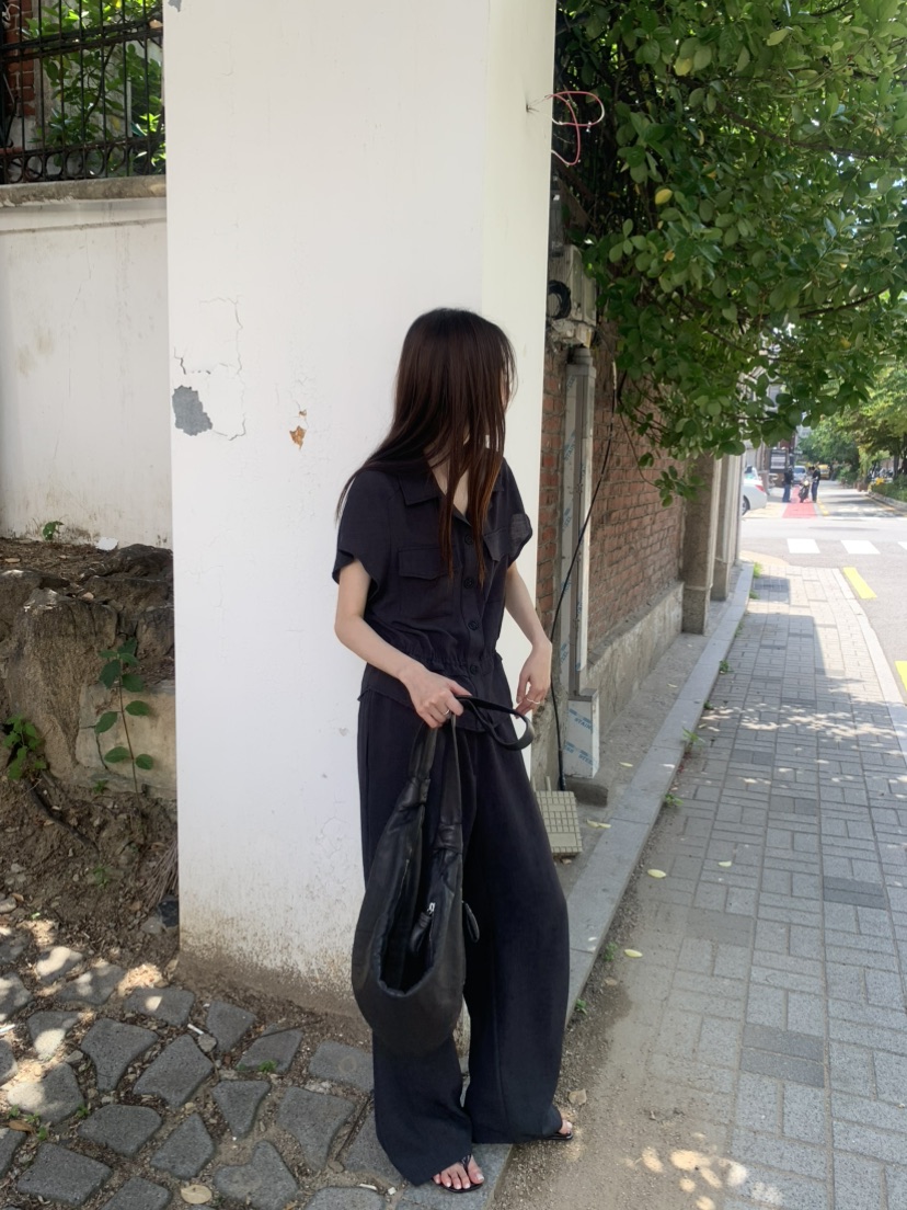 LE AVE韓國代購女裝新款推薦26夏季人氣時尚26春夏休閑褲LE AVE休閑褲