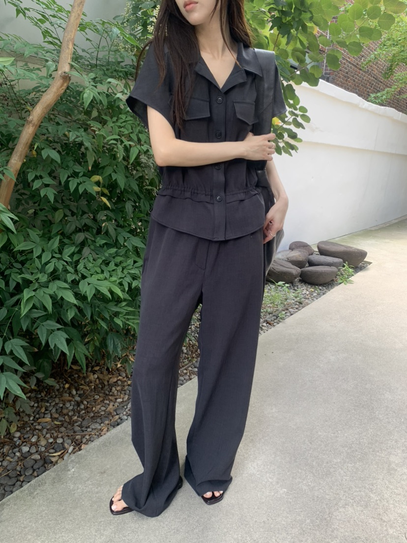 LE AVE韓國代購女裝新款推薦26夏季人氣時尚26春夏休閑褲LE AVE休閑褲